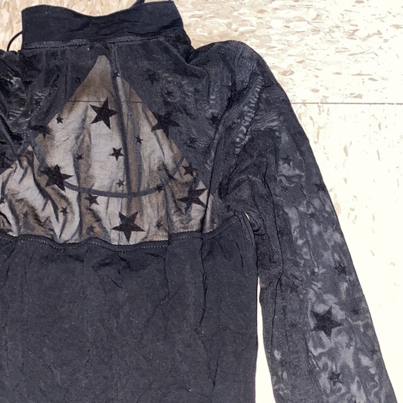 Dolls Kill - Dream Bandits Australia - Bewitching High Neck Star Mesh Bodysuit S - Picture 4 of 16
